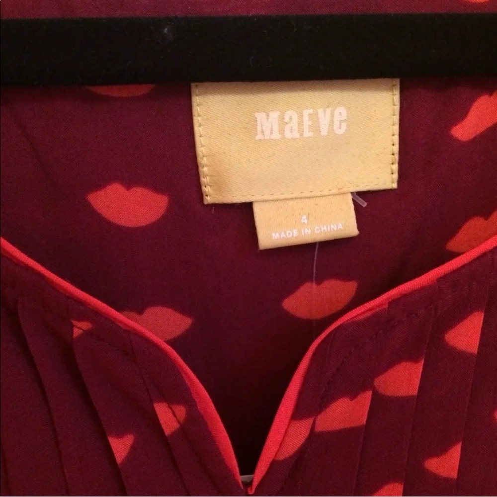 💋NEW! Anthropologie Maeve Amory lips tank - Picture 6 of 6